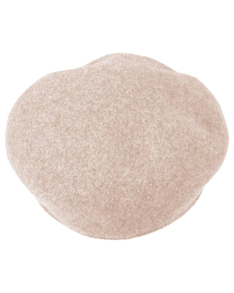 Loevenich Schirmkappe Aus Wolle - Beige Meliert