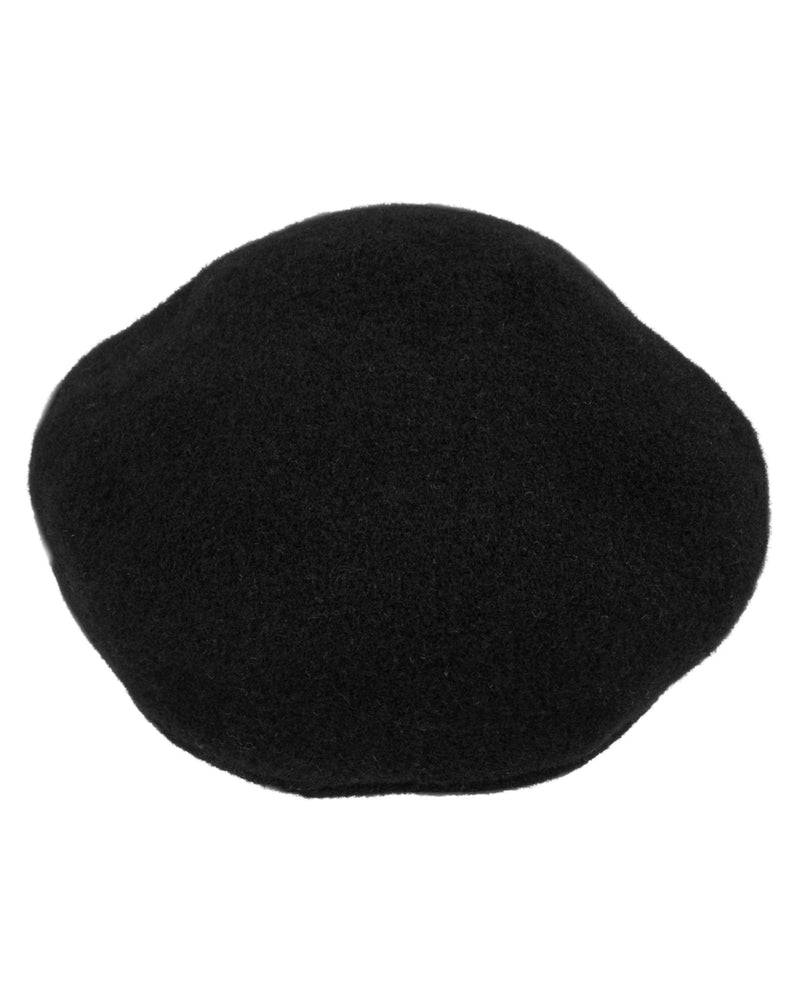 Loevenich Schirmkappe Aus Wolle - Schwarz