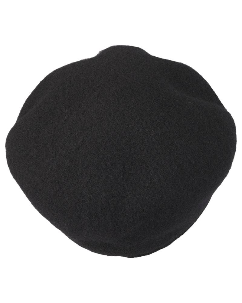 Loevenich Schirmkappe Aus Wolle - Schwarz