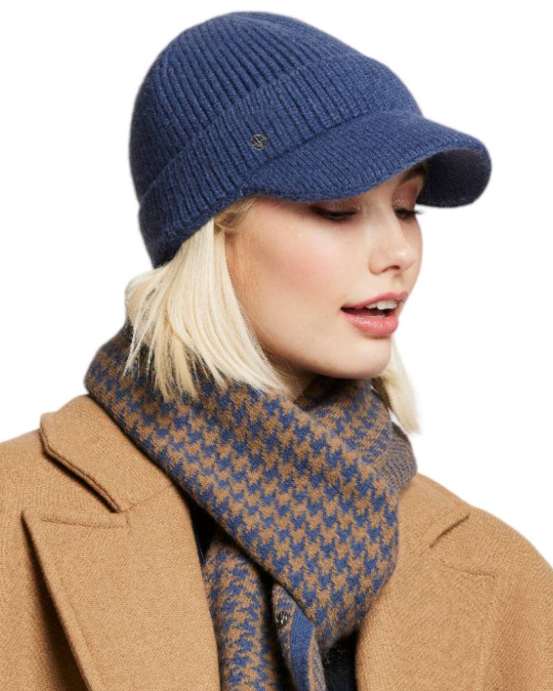 Loevenich SET Baseballkappe + Schal - Blau