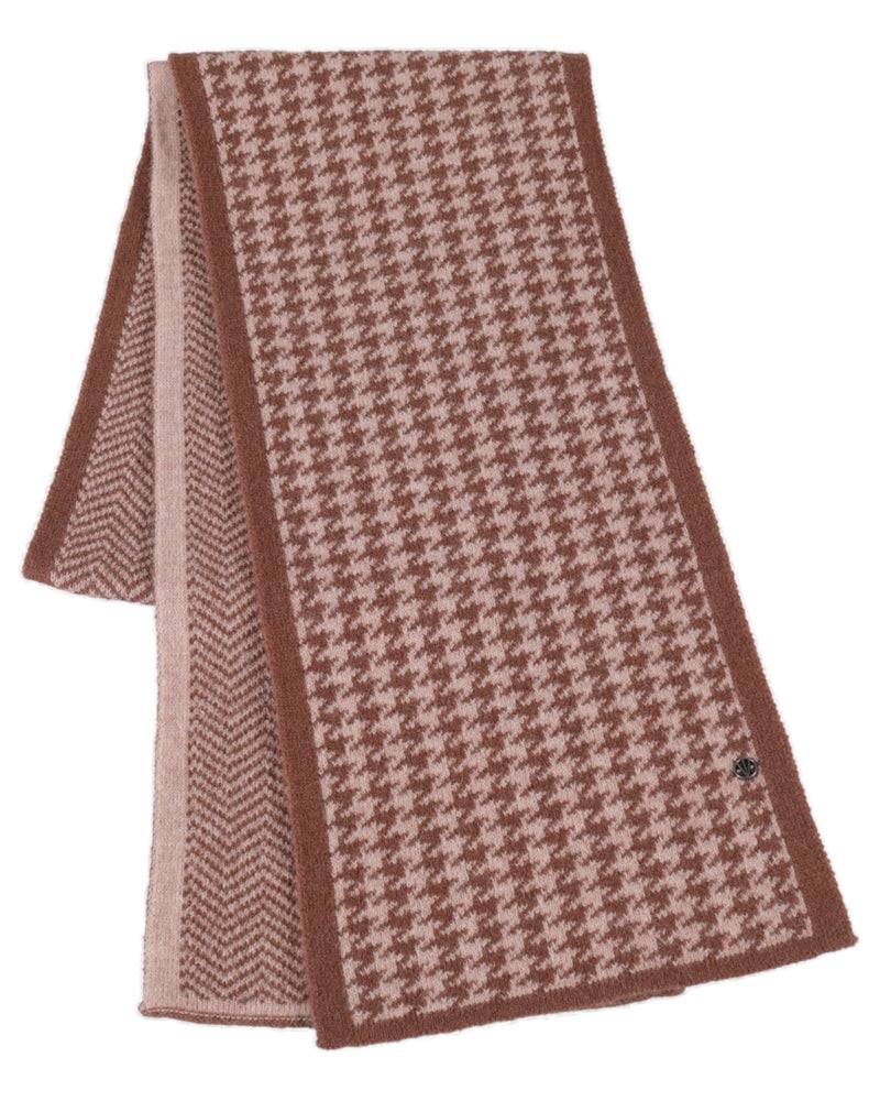 Loevenich SET Strickmütze + Schal - Puder-Cognac