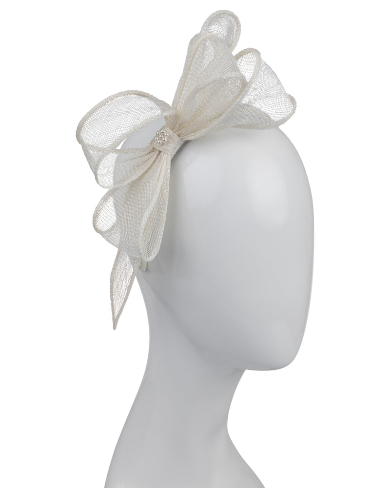 Loevenich Sinamaye Fascinator-Creme