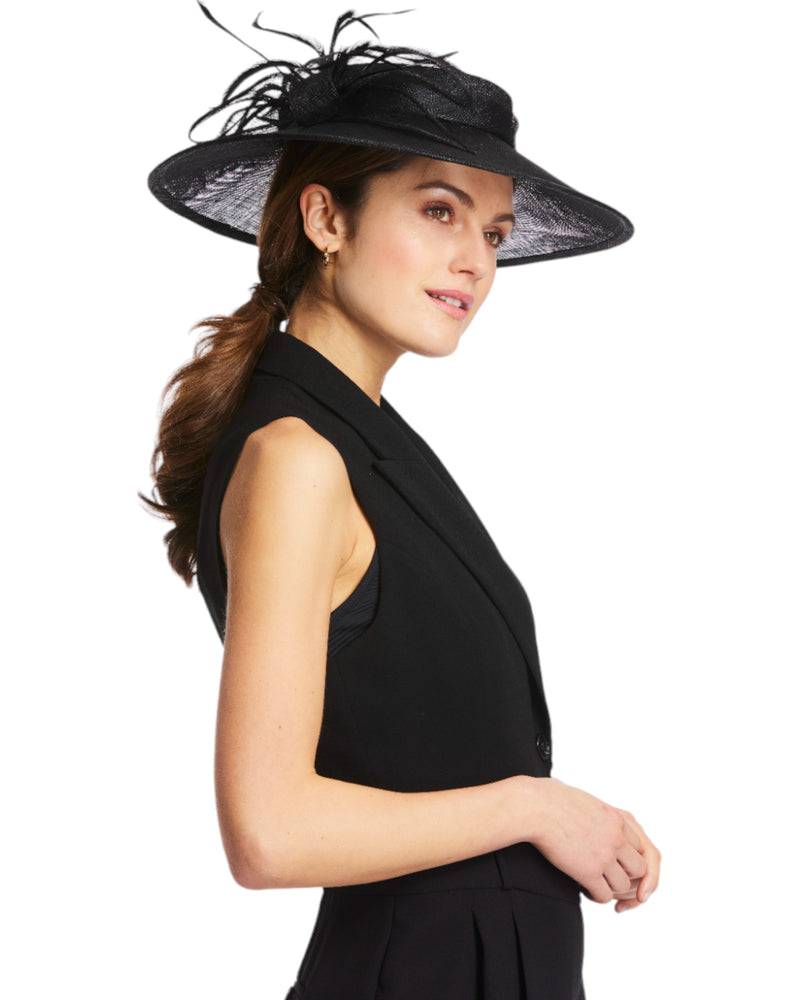 Loevenich Sinamaye Fascinator-Schwarz