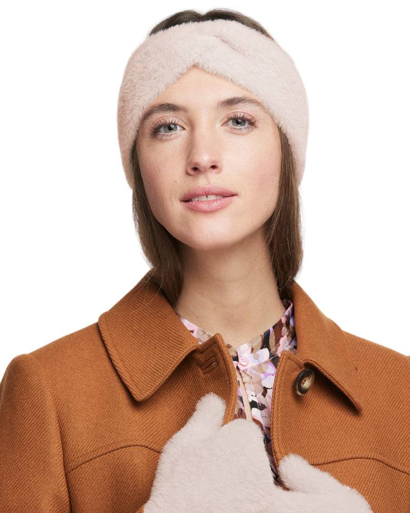 Loevenich Stirnband Fake Angora - Beige