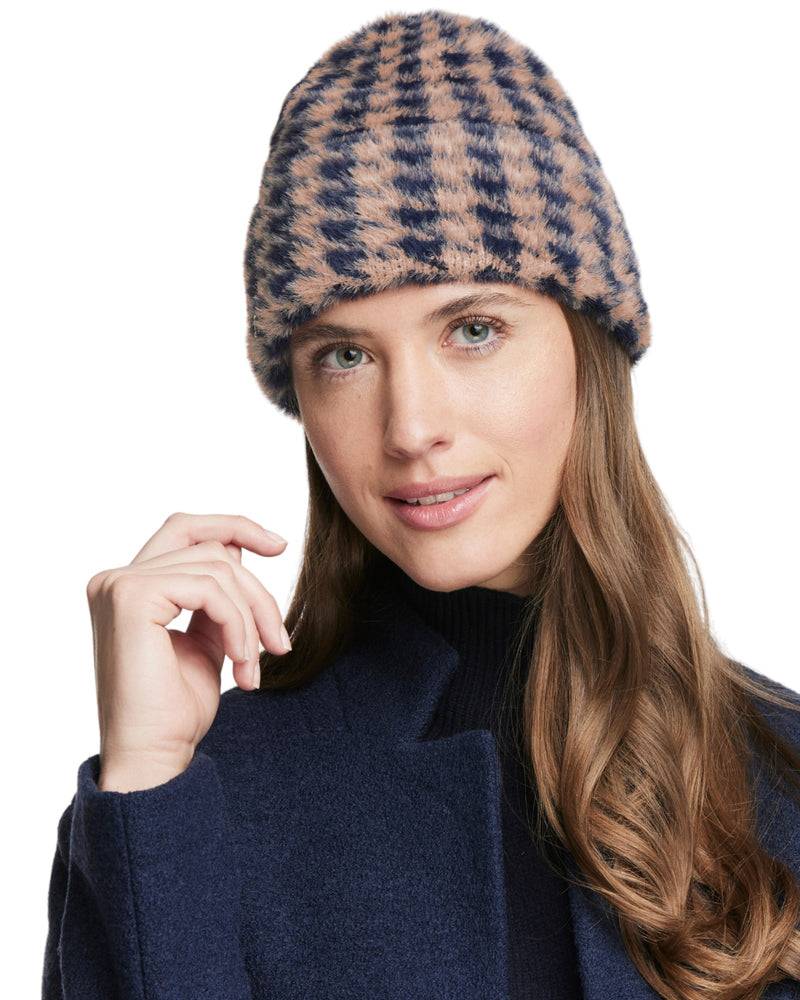 Loevenich Umschlagmütze - Kamel+Marine