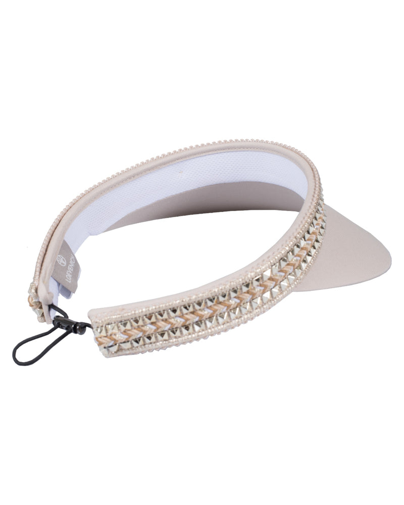 Loevenich Visor Mit Nieten-Garnitur - Sand