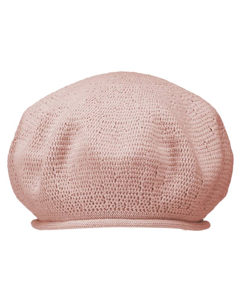 Loevenich Modische Baumwoll-Baskenmütze Für Damen - Nude