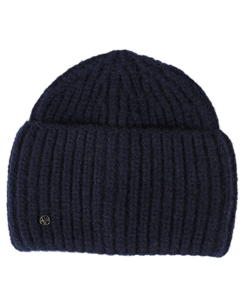 Loevenich SET Strickmütze + Rautenschal - Marine-Multi Marine