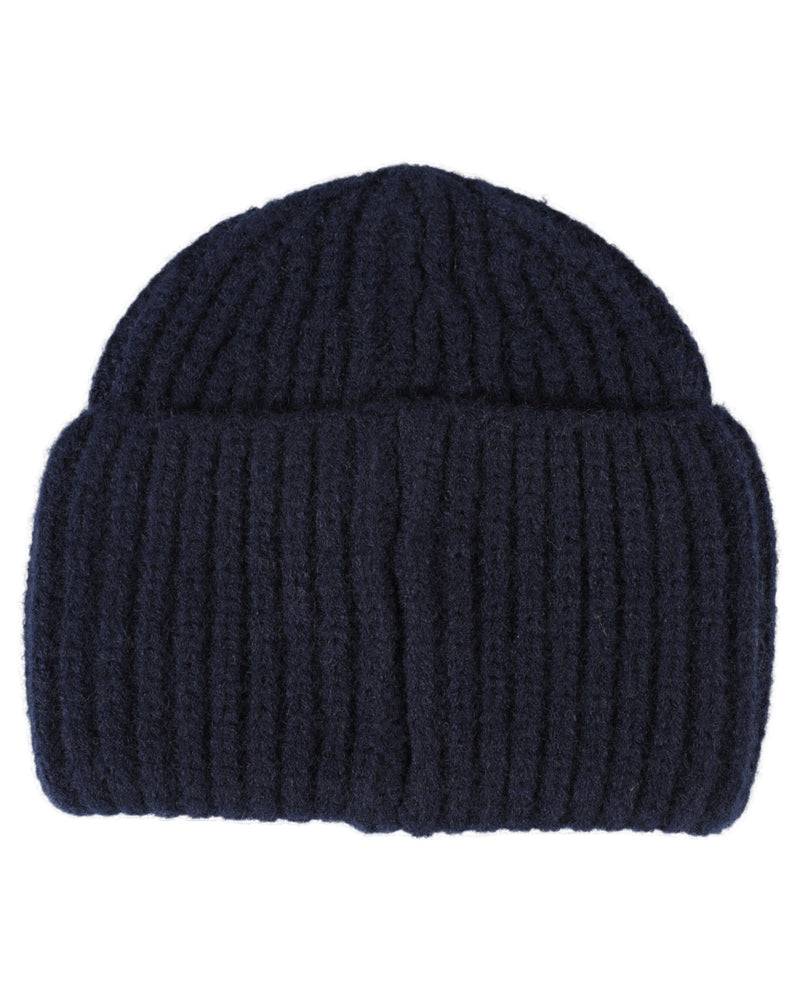 Loevenich SET Strickmütze + Rautenschal - Marine-Multi Marine