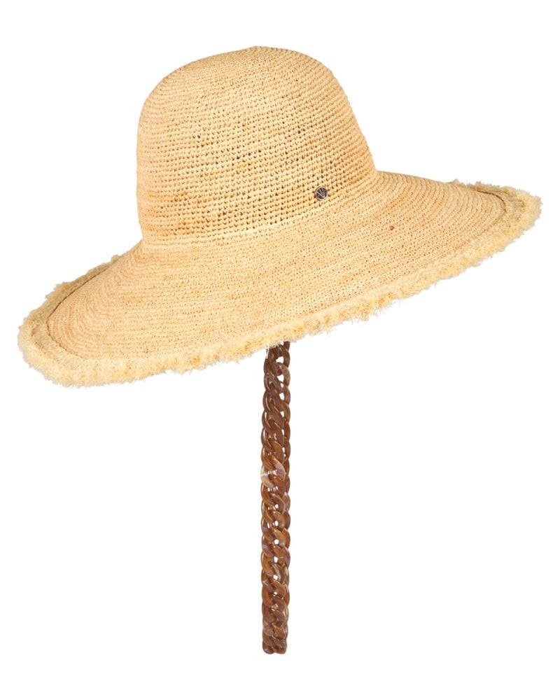 Loevenich Urlaubsflair Strohhut Mit Abnehmbarer Kette