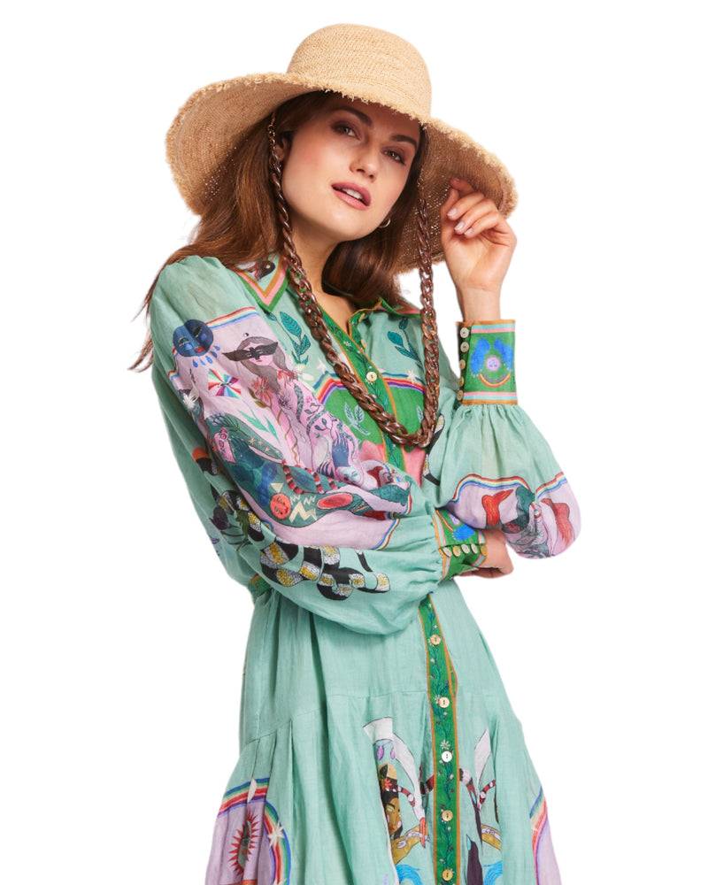 Loevenich Urlaubsflair Strohhut mit abnehmbarer Kette