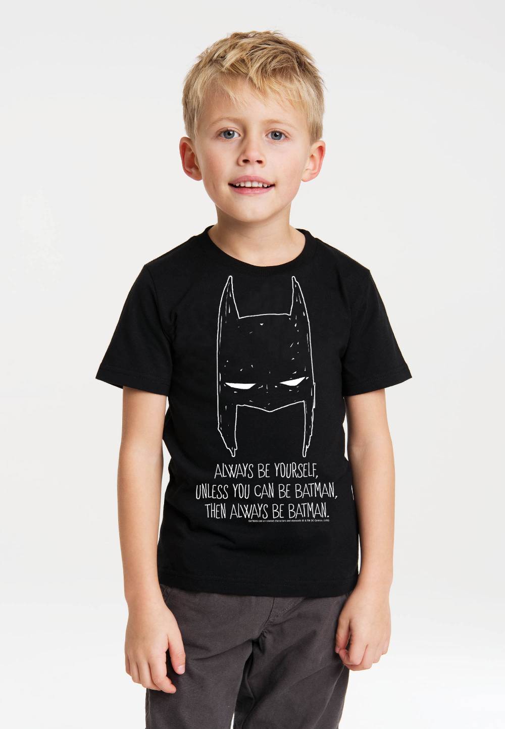 Logoshirt Batman - Always Be Yourself - DC Comics - Bio - T-Shirt Print - Kinder
