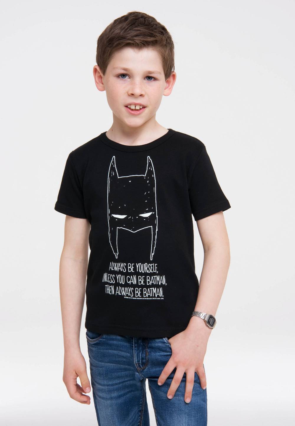 Logoshirt Batman - Always Be Yourself - DC Comics - T-Shirt Print - Kinder