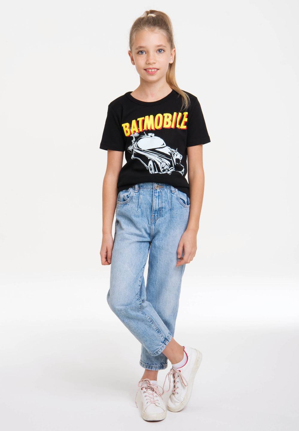 Logoshirt Batman - Batmobile - DC Comics - T-Shirt Print - Kinder