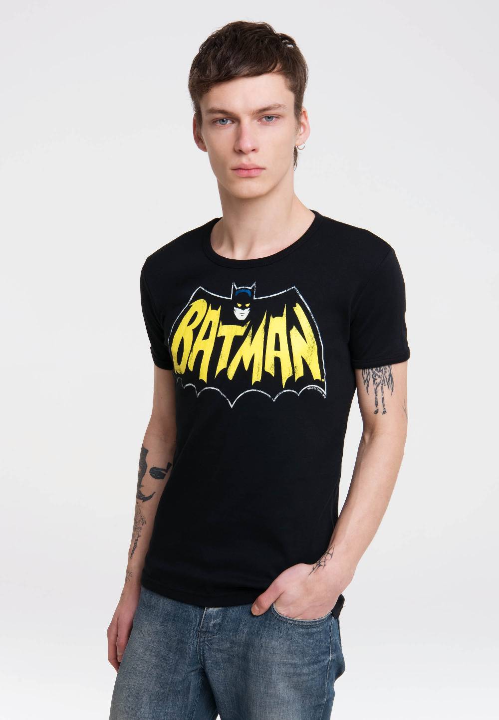 Logoshirt Batman - Fledermaus - DC Comics - T-Shirt Print - Herren