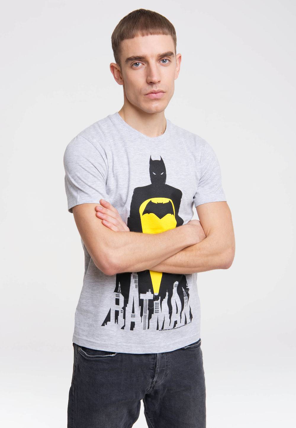 Logoshirt Batman - Gotham City - Skyline - DC Comics - T-Shirt Print