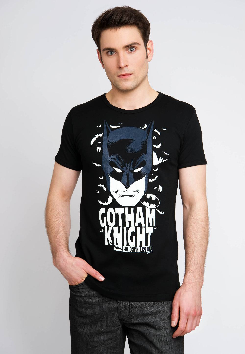 Logoshirt Batman - Gotham Knight - The Dark Legend - DC Comics - T-Shirt Print - Herren