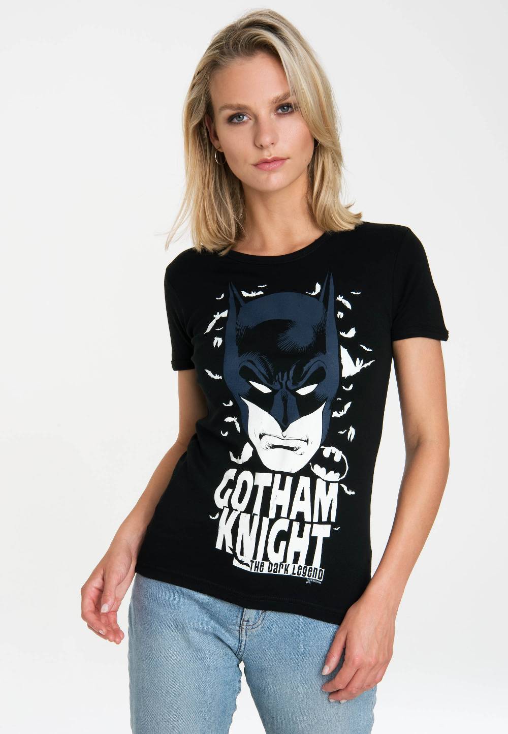 Logoshirt Batman - Gotham Knight - The Dark Legend - DC Comics - T-Shirt Print - Damen
