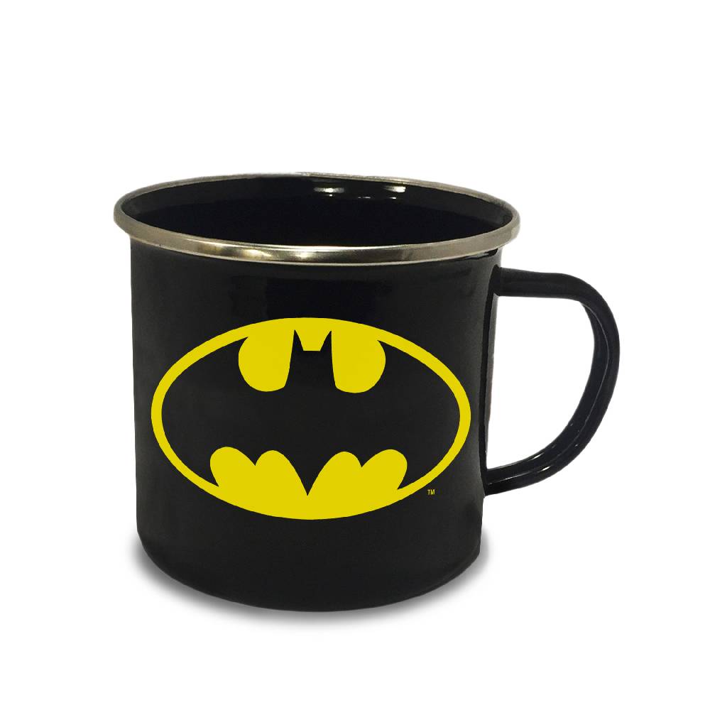 Logoshirt Batman - Logo - DC Comics - Superhero - Emaille - Tasse