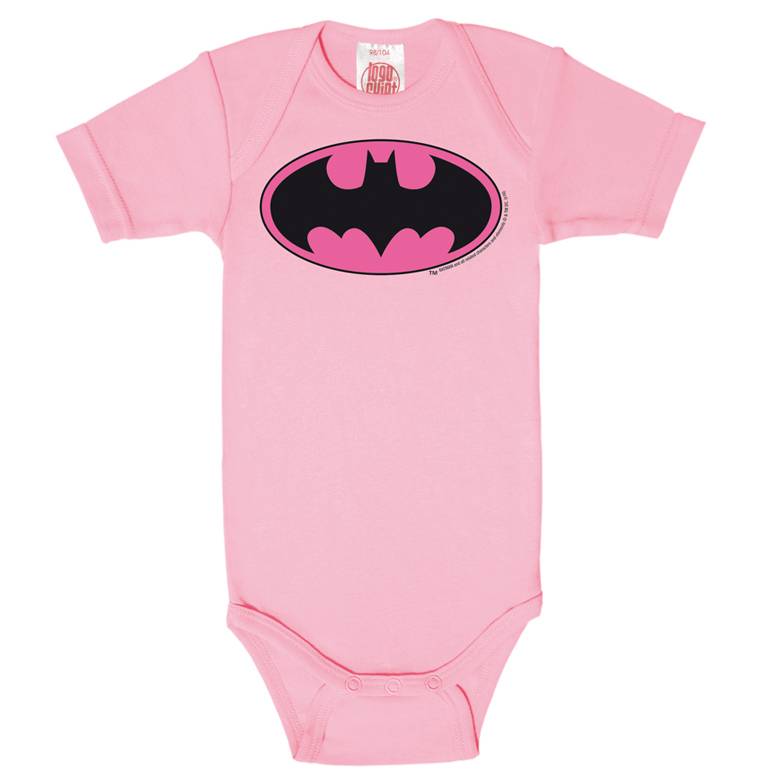 Logoshirt Batman - Logo PINK - DC Comics - Baby Body - Kurzarm