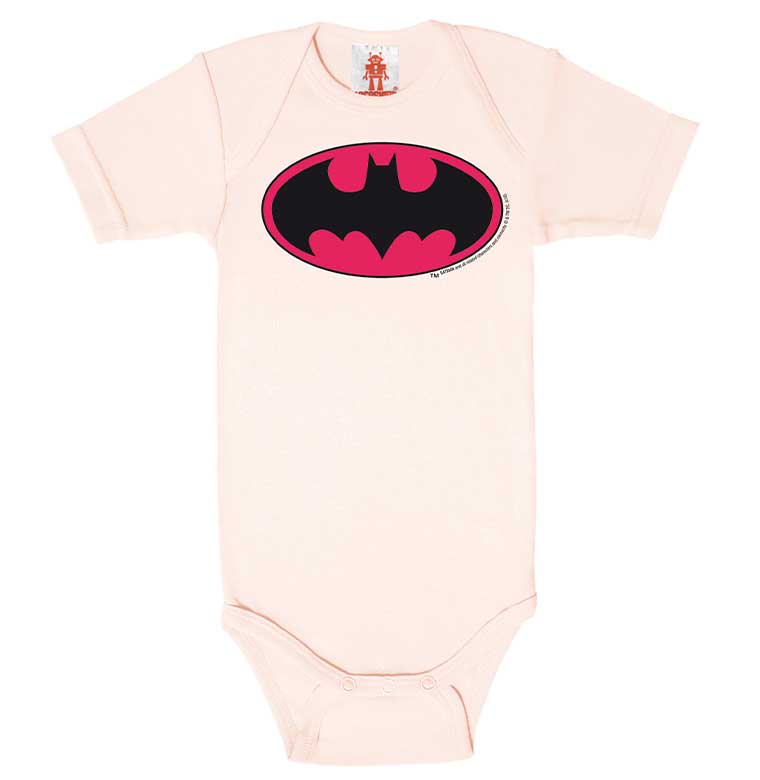 Logoshirt Batman - Logo PINK - DC Comics - Baby Body - Kurzarm