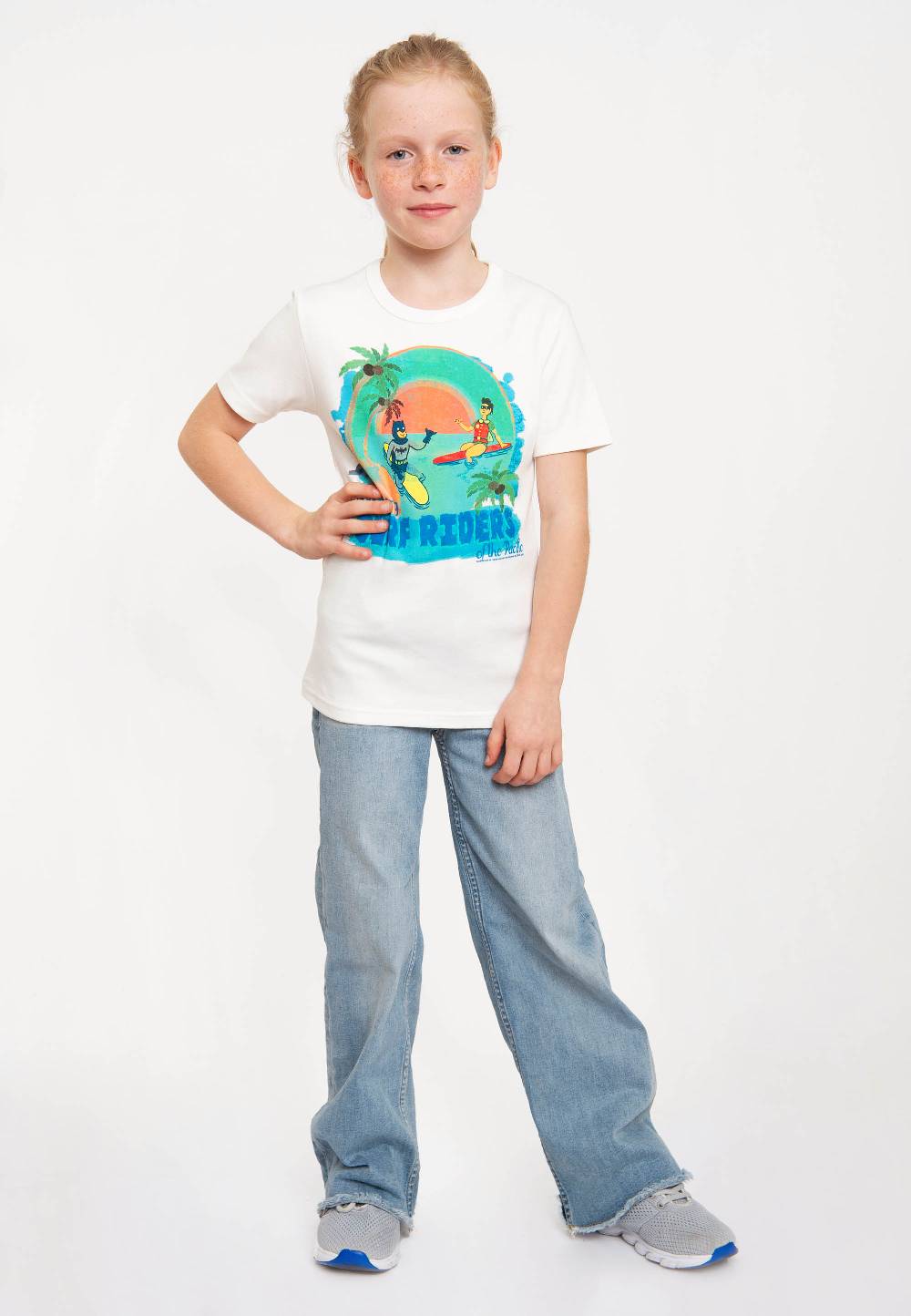 Logoshirt Batman & Robin - Surf Riders - DC Comics - T-Shirt Print - Kinder