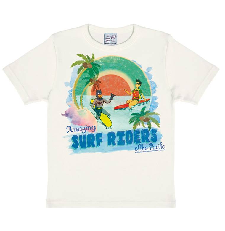 Logoshirt Batman & Robin - Surf Riders - DC Comics - T-Shirt Print - Kinder