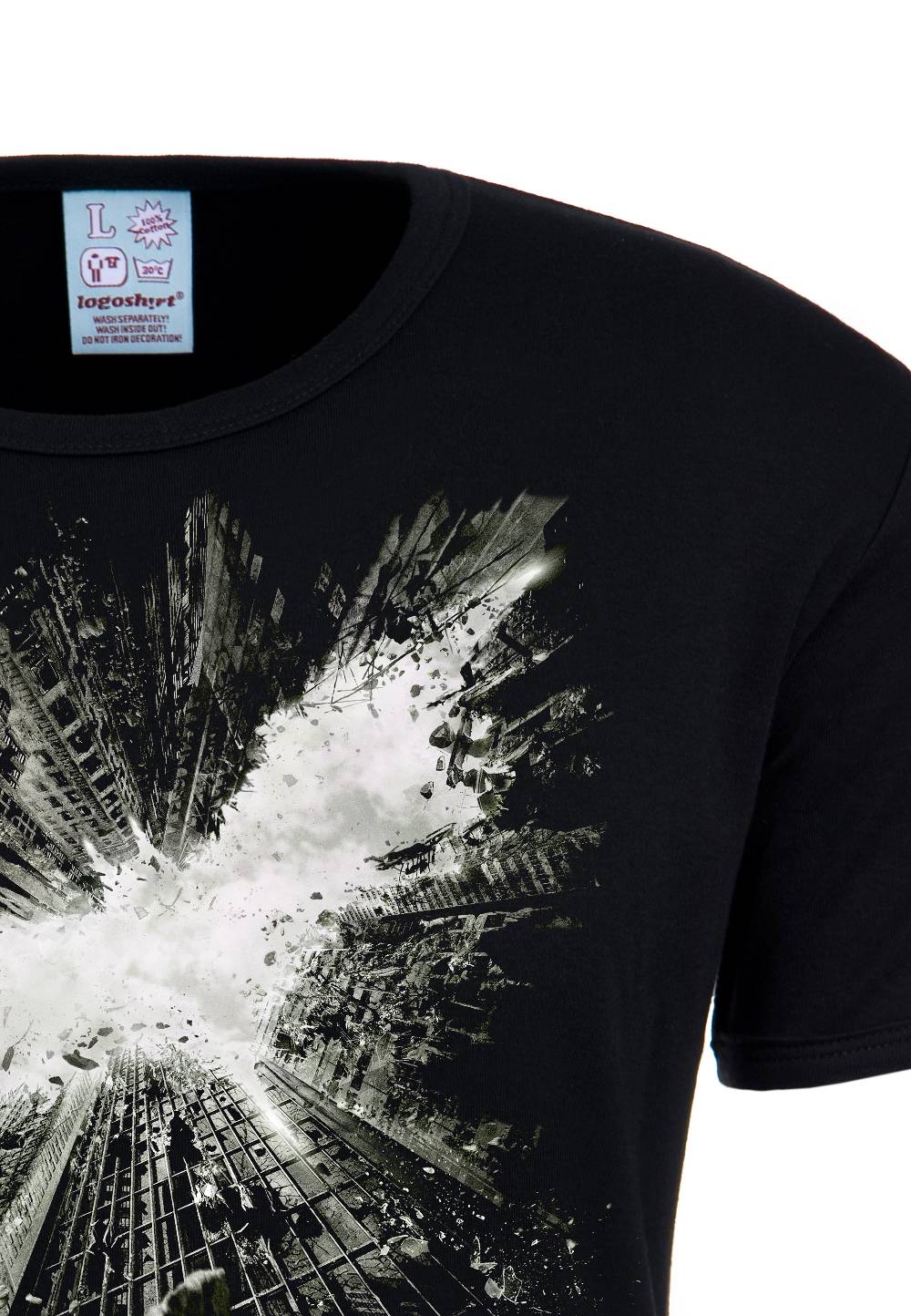 Logoshirt Batman - The Dark Knight Rises - DC Comics - T-Shirt Print - Herren