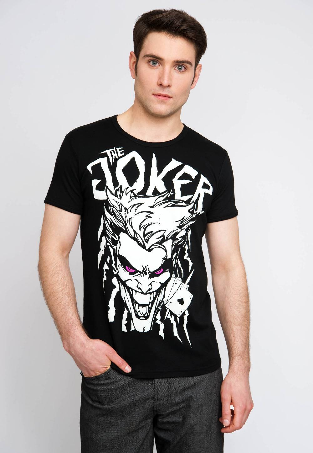 Logoshirt Batman - The Joker - Aces - DC Comics - T-Shirt Print - Herren