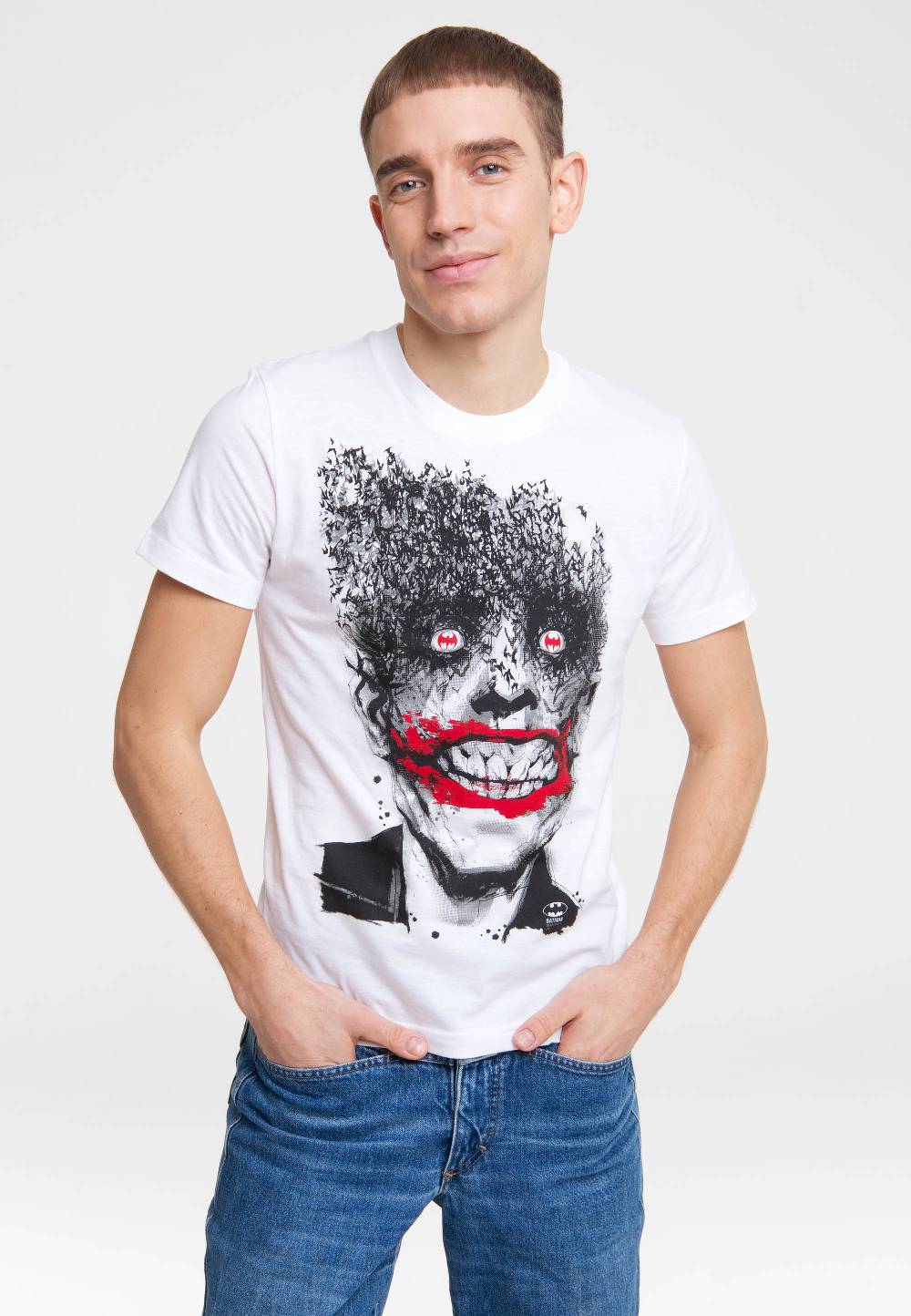 Logoshirt Batman - The Joker - Fledermäuse - DC Comics - T-Shirt Print