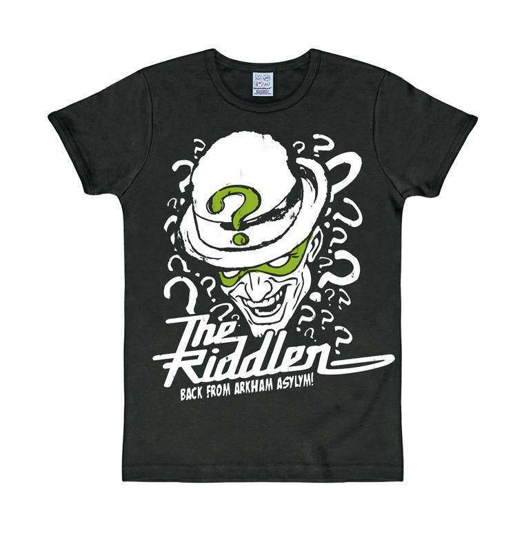 Logoshirt Batman - The Riddler - Back From Arkham Asylym - DC Comics - T-Shirt Print - Herren