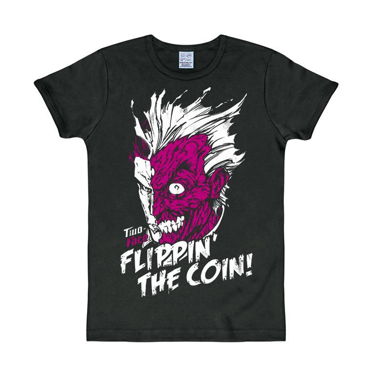 Logoshirt Batman - Two-Face - Flippin' The Coin - DC Comics - T-Shirt Print - Herren