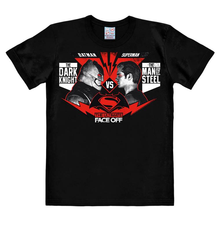Logoshirt Batman v Superman - The Ultimate Face Off - DC Comics - T-Shirt Print - Damen