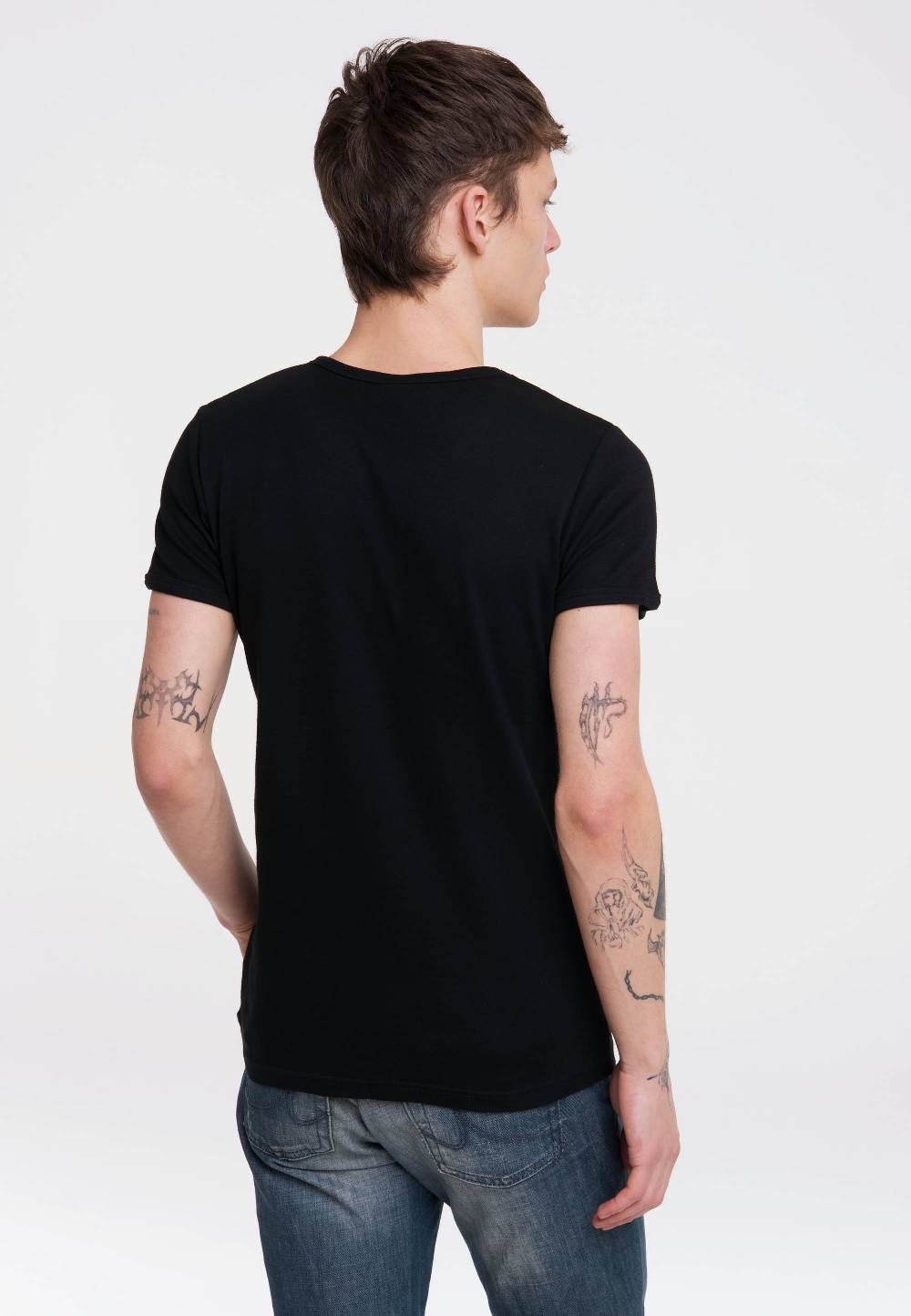 Logoshirt Batman - Vollmond - DC Comics - T-Shirt Print - Herren