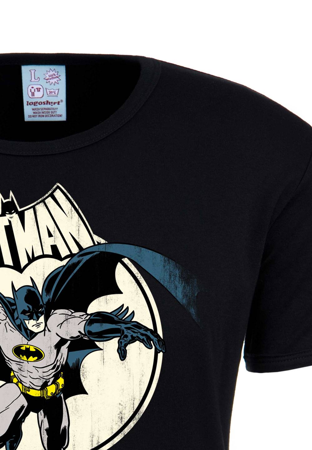 Logoshirt Batman - Vollmond - DC Comics - T-Shirt Print - Herren