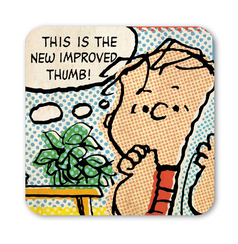 Logoshirt Charlie Brown & Freunde - Peanuts - Weise Worte - 6er Set - Untersetzer