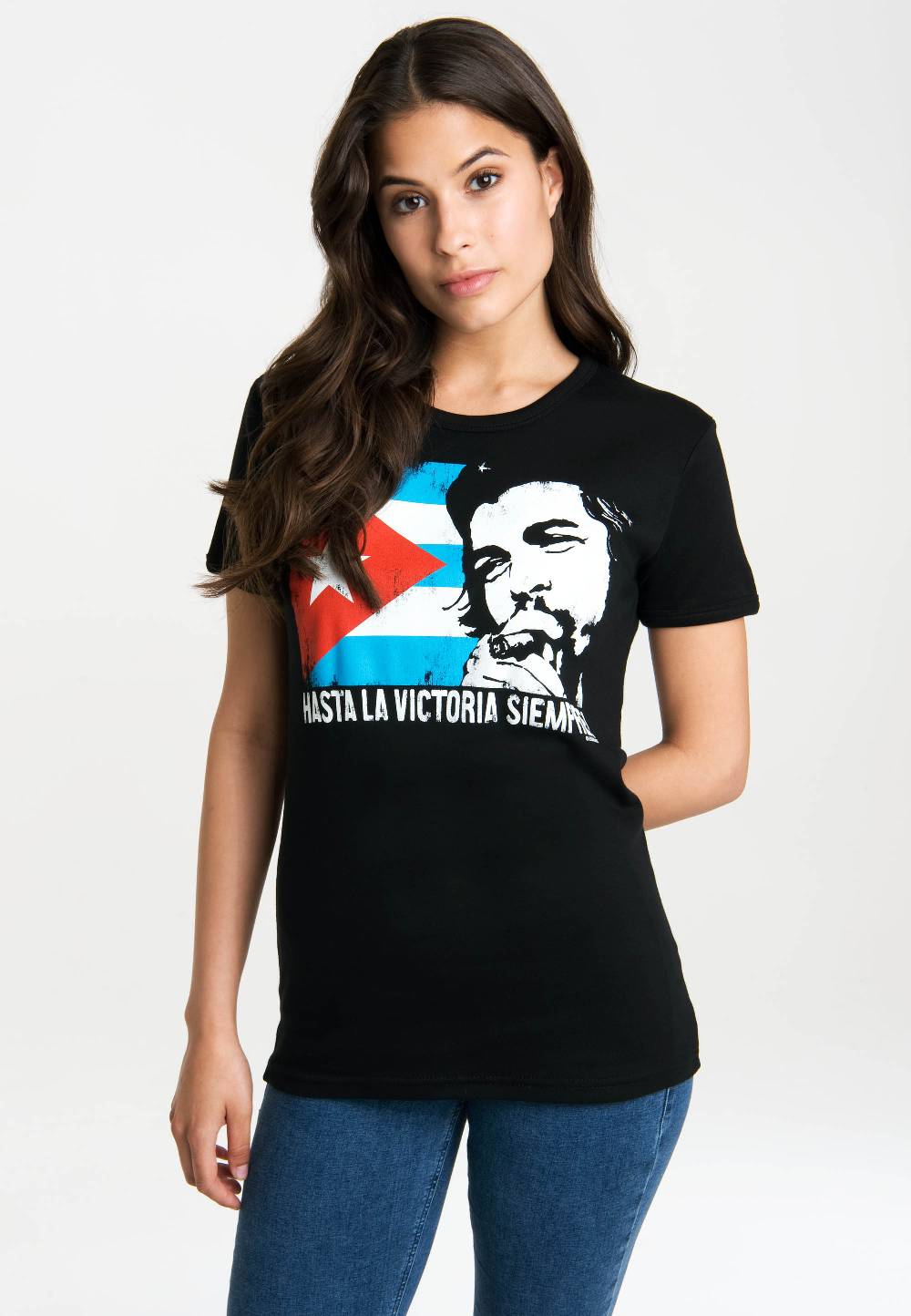 Logoshirt Che Guevara - Cuban Flag - T-Shirt Print - Damen