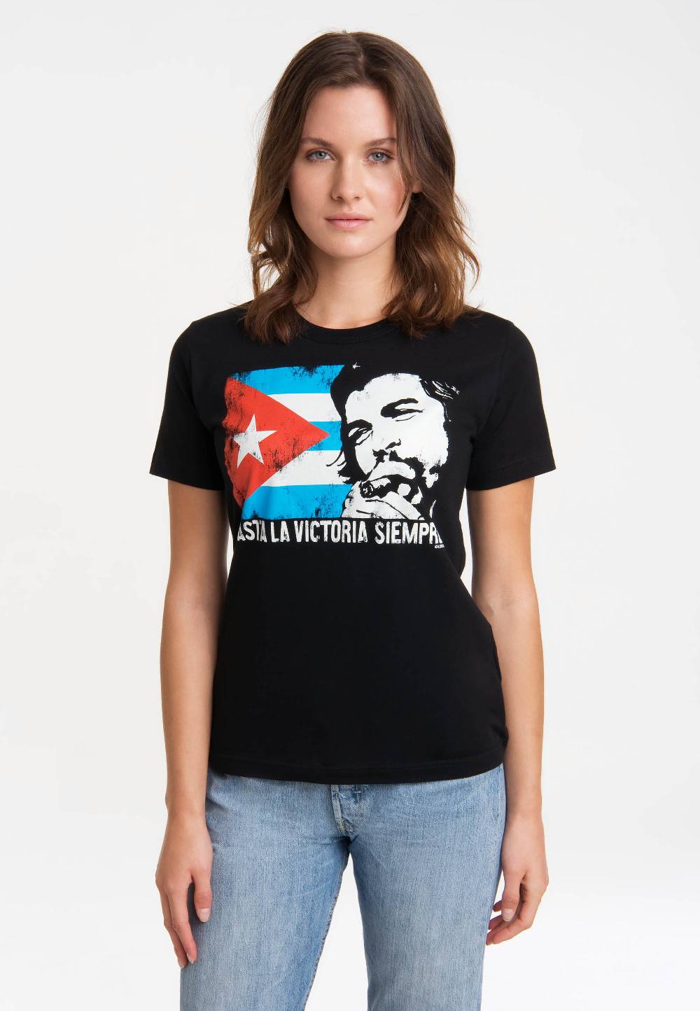 Logoshirt Che Guevara - Cuban Flag - T-Shirt Print - Damen