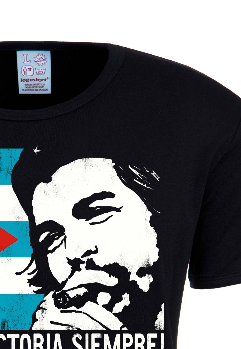 Logoshirt Che Guevara - Cuban Flag - T-Shirt Print - Herren