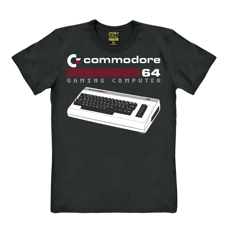 Logoshirt Commodore 64 - Gaming Computer - Tastatur - T-Shirt Print