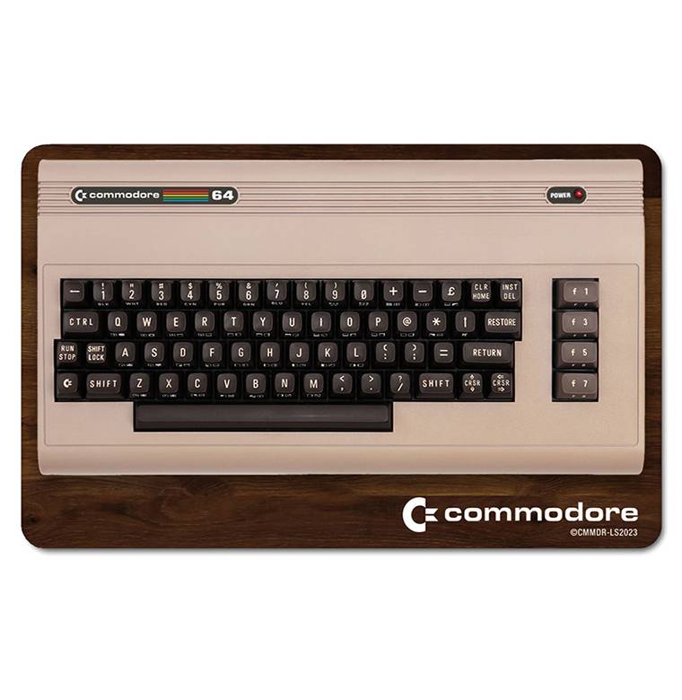 Logoshirt Commodore - C64 - Tastatur - Classic - Frühstücksbrettchen