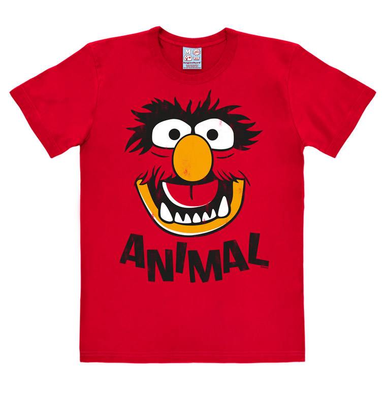 Logoshirt Das Tier - Gesicht - Muppet Show - Easyfit - T-Shirt