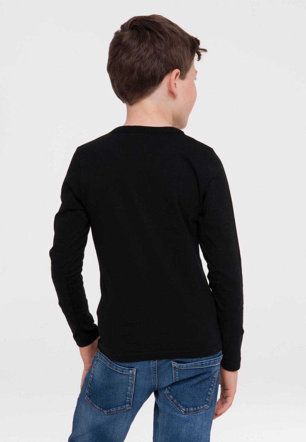 Logoshirt DC - Batman - Logo - DC Comics - Langarmshirt Print - Kinder