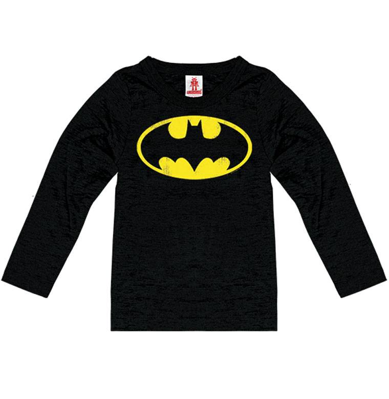 Logoshirt DC - Batman - Logo - DC Comics - Langarmshirt Print - Kinder