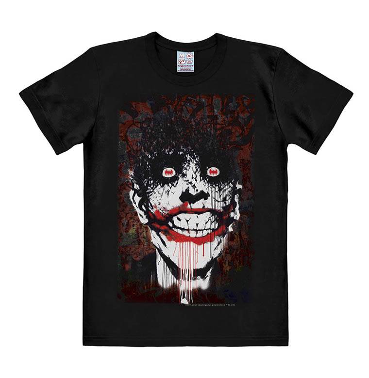 Logoshirt DC - Joker - Bats - Graffiti - DC Comics - T-Shirt Print - Herren