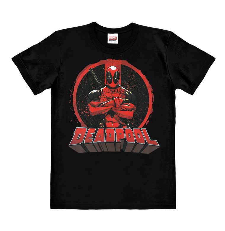 Logoshirt Deadpool - Circle - Marvel Comics - T-Shirt Print - Damen