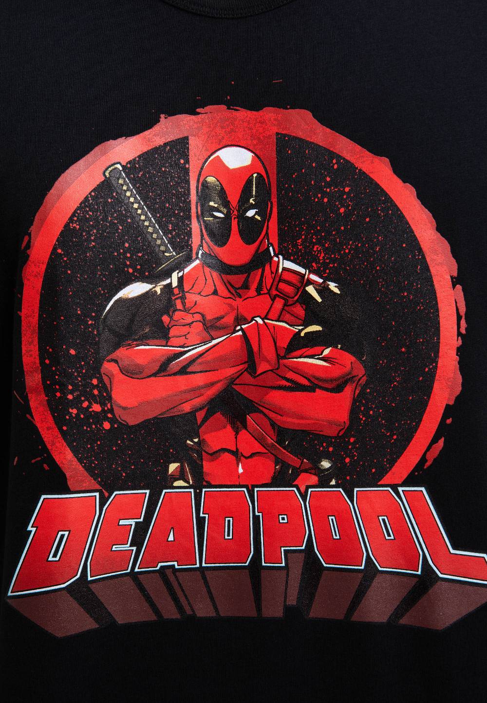 Logoshirt Deadpool - Circle - Marvel Comics - T-Shirt Print - Herren