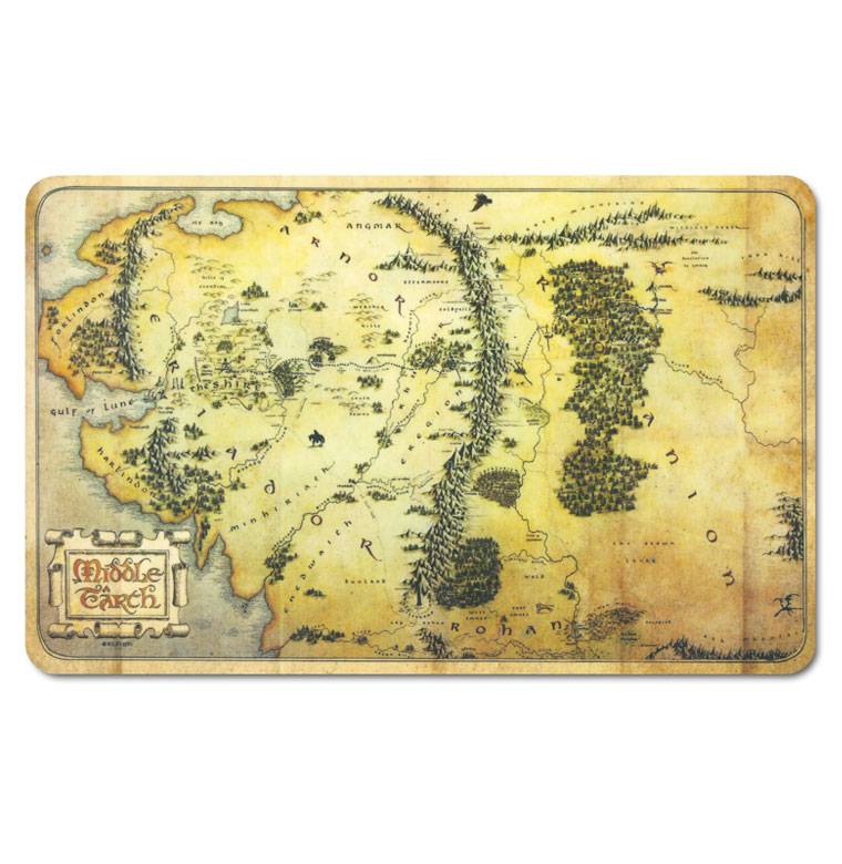 Logoshirt Der Hobbit - Mittelerde Karte - Frühstücksbrettchen