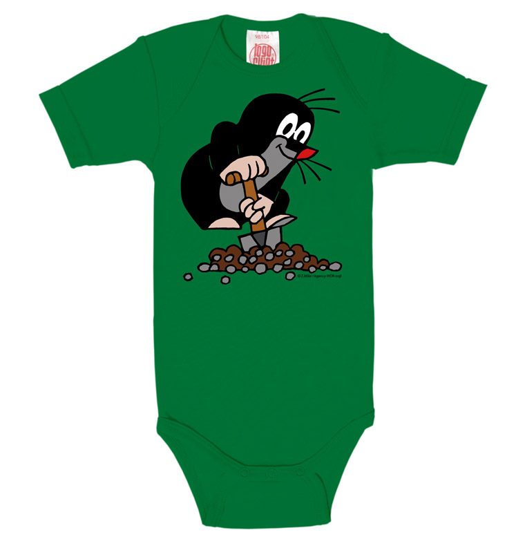 Logoshirt Der Kleine Maulwurf - Hügel - Baby Body - Kurzarm