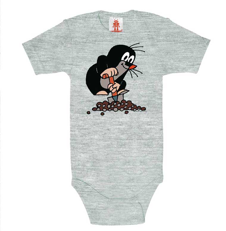 Logoshirt Der Kleine Maulwurf - Hügel - Baby Body - Kurzarm